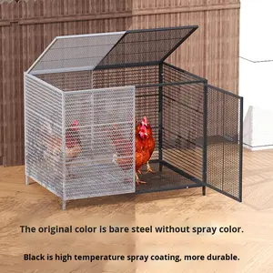 Rete in Acciaio Rinforzata per Gabbie di Polli, Oche, Anatre e Pollame, per Esterni, Tutte le Stagioni - Product Image 3