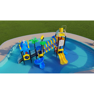 Toboggan aquatique en plastique et métal <span class=keywords><strong>de</strong></span> haute qualité pour usage commercial extérieur, équipement <span class=keywords><strong>de</strong></span> parc aquatique pour enfants - Product Image 6