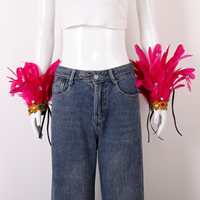 Accessoires de décoration en plumes légères et réutilisables pour festivals et accessoires de photographie