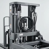Ensemble de mât de chariot élévateur H28N8-00041 compatible avec le chariot élévateur diesel Heli 3.5T CPCD35, mât triplex de 6 m, pièce de rechange