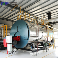Caldera de Vapor de Tubos de Agua Automática de 15 Toneladas, de Gas Natural, a Gran Escala para Sistemas de Cogeneración en Plantas de Energía