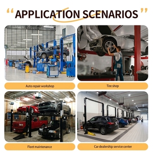 Elevador de coches de 2 postes de 10000 libras, elevador de automóviles de piso libre, elevador de coches de dos postes con placa base de 10000 libras - Product Image 4