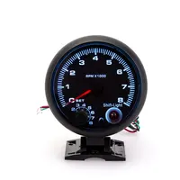 95 مللي متر الأزرق LCD Led RPM العالمي سيارة السيارات مقياس سرعة الدوران قياس متر