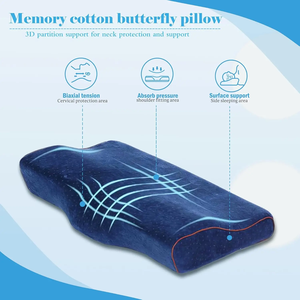 <span class=keywords><strong>Almohada</strong></span> de espuma viscoelástica para aliviar el <span class=keywords><strong>dolor</strong></span> de <span class=keywords><strong>cuello</strong></span>, <span class=keywords><strong>almohada</strong></span> de cama cervical ergonómica ortopédica ajustable para dormir con funda lavable - Product Image 5