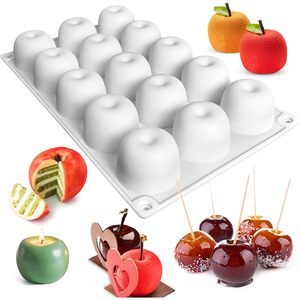 UNIMOULD Moule en silicone en forme de pomme, 15 cavités, antiadhésif, sans BPA, pour la fabrication de gâteaux, de glaces et de bonbons - Product Image 1