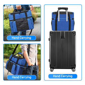 Bolsa para Bolas de Boliche Azul de Gran Capacidad - Duradera, con Múltiples Compartimentos, Ideal para Entusiastas del Boliche para Dos Bolas - Product Image 5