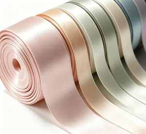 Luxe mode bruiloft op maat gemaakte merknaam goudfolie bedrukt polyester grosgrain lint met bedrijfslogo voor cadeauverpakkingen - Product Image 4