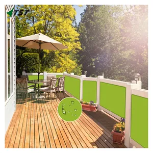 fence balcony with custom sizes durable material cover for the balcony large area balcony sunshade sheet for Northern Europe