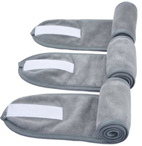 2022 Tùy Chỉnh Đàn Hồi Terry Vải Spa Chăm Sóc Da Thêu Trang Điểm Thiết Kế Headband Với Biểu Tượng Tùy Chỉnh - Product Image 5