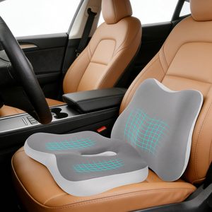 Multi-function Orthopedic Seat Cushion Memory Foam Coccyx Pain Relief Office Chair Ergonomics Lumbar Cushion - Product Image 1