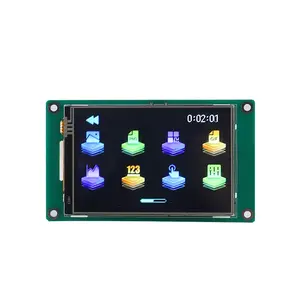 Layar sentuh ohm tampilan LCD 3.5 inci, layar sentuh TFT 2.4,4.3,5,7 inci kapasitif multi layar sentuh HMI