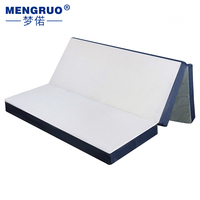 Matelas pliant double en mousse à mémoire de forme compressée OEM/ODM pour étudiants, dortoirs et appartements – Portable