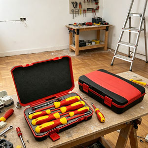 Plastic Handle Insulated <b>Screwdriver</b> Set 8in1 <b>Multi</b> <b>Bit</b> Tools Affordable Factory Price for Household Repair - Product Image 4