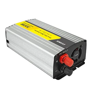 Inversor de Potência Automotivo de 300W DC <span class=keywords><strong>12V</strong></span> para AC 220V/110V Monofásico com NFC, Conversor de Tensão de Onda Senoidal Pura - Product Image 1
