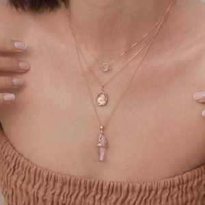 Collar con Colgante de Saturno, Esfera de Saturno, Plata de Ley 925, Collar del Planeta Saturno - Product Image 3