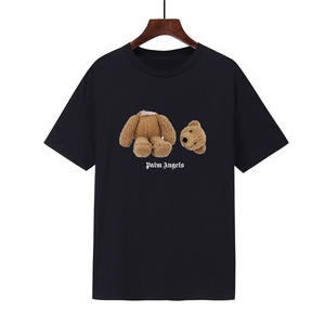 เสื้อยืดแขนสั้นลายตัวอักษร PALM Bear Angel BEARANGELS <span class=keywords><strong>หมี</strong></span>เท็ดดี้หัวขาด สำหรับผู้ชายและผู้หญิง ผ้าฝ้าย นำเข้าจากต่างประเทศ - Product Image 2
