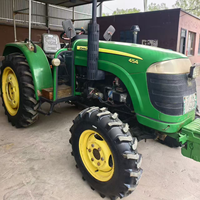 Tracteur à roues d'occasion 484 Compact 45 CV 4x4 Durable Prix bas Moteur diesel 4 cylindres et boîte de vitesses pour les opérations en jardin et en forêt