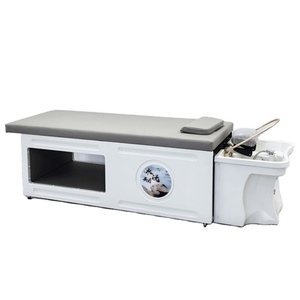KISEN Mobilier de salon : Fauteuil portable pour lavage de cheveux, massage et soin du cuir chevelu, lit de spa pour thérapie aquatique capillaire, lit de shampoing - Product Image 1
