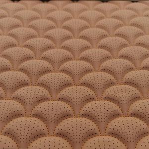 लक्जरी nappa अनाज pvc चमड़े की कस्टम कढ़ाई डिजाइन वाटरप्रूफ घर्षण-प्रतिरोधी मोटर वाहन सीट फर्नीचर - Product Image 4