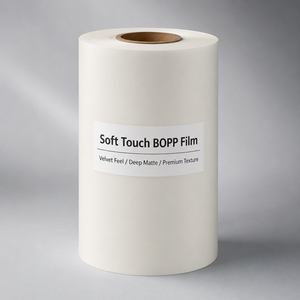 <span class=keywords><strong>Película</strong></span> BOPP Suave al Tacto Antiarañazos, <span class=keywords><strong>Película</strong></span> de Laminación Térmica de Gamuza Mate para Impresión de Cajas de Pastel - Product Image 2