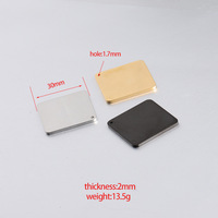 Etiquetas cuadradas personalizadas de acero inoxidable, etiquetas qr, código de Mascota, 4 colores