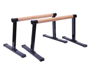 Barras <span class=keywords><strong>Paralelas</strong></span> de <span class=keywords><strong>Calistenia</strong></span> con Mango de Madera, Soporte Doble para Flexiones, Equipo de Entrenamiento para Flexiones y Dips en Casa - Product Image 3