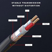Câbles Audio Xlr 3 broches mâle à prise Xlr femelle câble d'extension Audio câble Audio tressé en Nylon Compatible Microphone haut-parleur