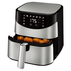 Freidora de Aire Eléctrica Digital de Acero Inoxidable de 5.5 Litros con Logotipo Personalizado, Horno de Convección sin Aceite, Saludable, Estilo Dubái - Product Image 3