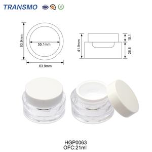 Envase de Crema OEM de 20 ml, Transparente, para Cuidado de la Piel, Exfoliante Labial, con Tapa, Frascos Pequeños para Cosméticos - Product Image 2