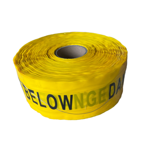 Uniquetape 10cm * 250m ngầm phát hiện cảnh báo băng với đôi wavely S hình dạng thép không gỉ hoặc đồng thau dây - Product Image 3