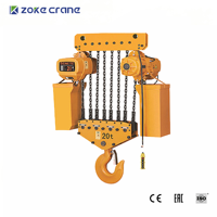 Palans électriques à chaîne motorisés robustes de 20 tonnes (20 000 kg) à 8 points d'ancrage pour pont roulant et atelier