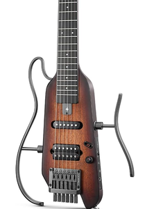 DONNER HUSH-X <span class=keywords><strong>Chitarra</strong></span> Elettrica <span class=keywords><strong>Rock</strong></span> Professionale da 38 Pollici Stile Star, <span class=keywords><strong>Chitarra</strong></span> Acustica Portatile e Smontabile - Product Image 1