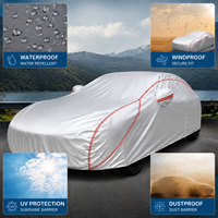 Housse de protection pour véhicule extérieur résistante aux intempéries, aux UV et à la poussière, protection intégrale