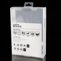 Boîte d'emballage personnalisée en plastique PET PVC transparent pour pinceaux de maquillage, ongles, parfum, rouge à lèvres, crème pour les yeux, crème pour le visage, fabriquée à partir de matériaux recyclés