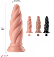 Körpersicherer Phthalatfreier PVC Spezialform-Dildo Vibrierend Teleskopisch Beheizbar |   IPX7 Wasserdichter Leistungsstarker Saugnapf Groß
