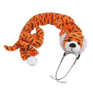 Индивидуальный милый плюшевый чехол для стетоскопа с животными, модный Забавный мягкий плюшевый чехол с тигром для стетоскопа - Product Image 1