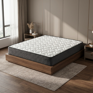 <b>Single</b> Full Size <b>Quilted</b> Foam Spring Mattress with 350gsm Eco-Friendly Knitted Fabric for Apartment - Product Image 1
