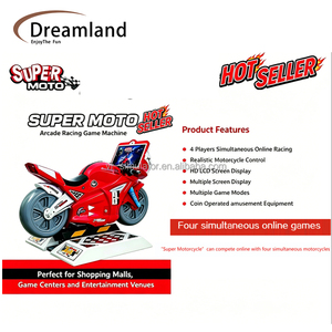 Machine <span class=keywords><strong>de</strong></span> jeu d'arcade <span class=keywords><strong>de</strong></span> course Super <span class=keywords><strong>Moto</strong></span> pour 4 joueurs avec connexion Wi-Fi, simulateur <span class=keywords><strong>de</strong></span> <span class=keywords><strong>moto</strong></span> à monnayeur pour enfants, idéal pour centres commerciaux et salles <span class=keywords><strong>de</strong></span> <span class=keywords><strong>jeux</strong></span> familiales (FEC) - Product Image 2