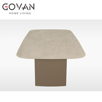 Table extérieure de dalle de roche pour l'hôtel de jardin de villa de haute qualité