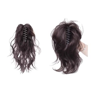 วิกผมหางม้าแบบหนีบ ลอนเมอร์เมด ทรงสูง ดูเป็นธรรมชาติ สำหรับผู้หญิง - Product Image 1