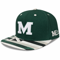 Casquettes Snapback Brodées 3D Personnalisées Bicolores 6 Panneaux Design Logo Vierge Unisexe Vente en Gros Gorra OEM ODM