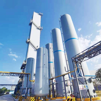 NUZHUO Planta de Corte Láser Industrial Automática 50-10000M3/H Unidad de Separación de Aire con PLC Baja Temperatura de Oxígeno Líquido