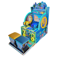 Table de simulation de tir à monnayeur pour 2 joueurs avec sièges pour aires de jeux pour enfants et centres de divertissement familial
