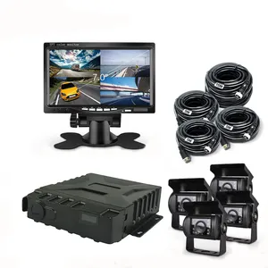 Factory 4 Channel 1080p Ahd Car Dvr Vehicle Cctv Mdvr 2TB Hdd Recording Gps 4g Truck/taxi/bus Camera System Mobile Dvr Kits