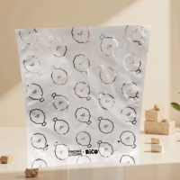 Logo personnalisé fermeture éclair hologramme mylar emballage PE boîte aveugle en plastique alimentaire feuille d'aluminium sac avec design personnalisé