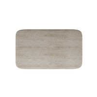 Table basse en marbre travertin de style italien haut de gamme, meuble sculptural en pierre naturelle pour salon, villa, hôtel