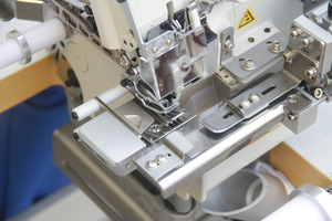 Automatic Round Collar Attaching <b>Sewing</b> Machine Serviced by Tomsewing for T-shirt Garment Factory - Product Image 2
