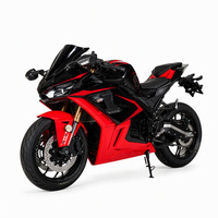 72V-96V Electric Sportbike Motorcycle Mid-Drive Motor 2000W Steel Frame ABS Braking Full Fairing 17-Inch Tires 120km/h Max Speed