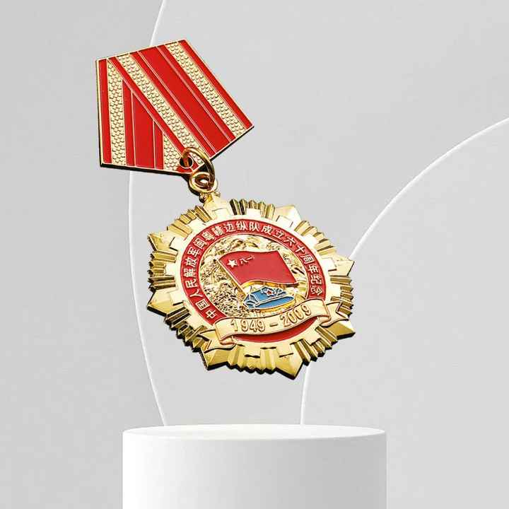 Gold Plated Sports Competition Medal Custom Design Logo Sports Medals Pickleball Medal
