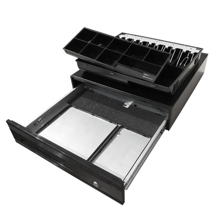 Fabricant D'usine POS Réglable Plateau À Monnaie Coffre-Fort Électrique SK-425 Petit Tiroir-Caisse
